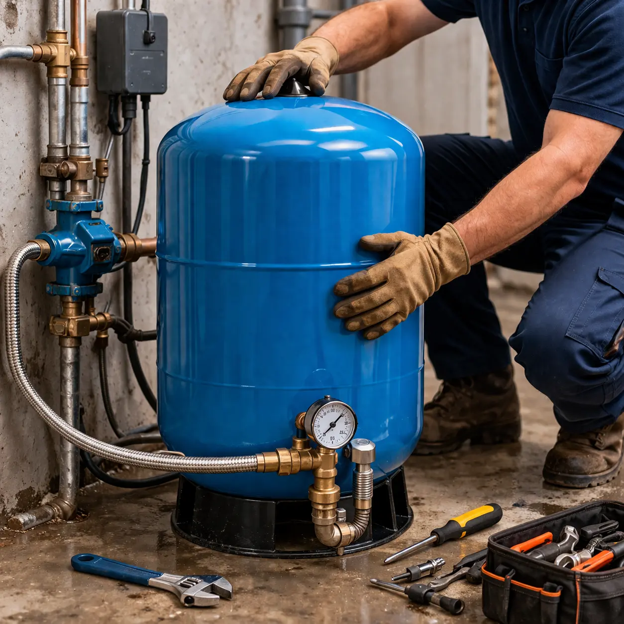 Pressure tank replacement in Port Colborne Ontario