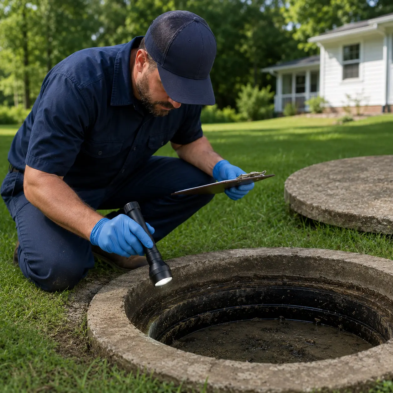 Septic inspection in Port Colborne, Ontario