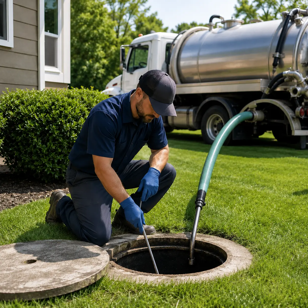 Septic system service in Port Colborne